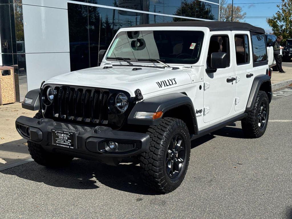 used 2021 Jeep Wrangler Unlimited car, priced at $30,827