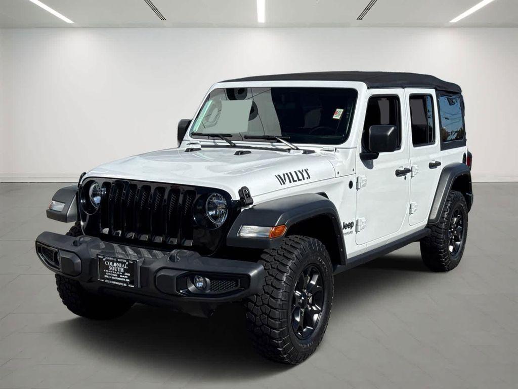 used 2021 Jeep Wrangler Unlimited car, priced at $28,400