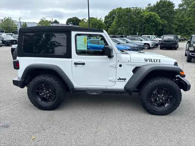 used 2024 Jeep Wrangler car, priced at $33,400