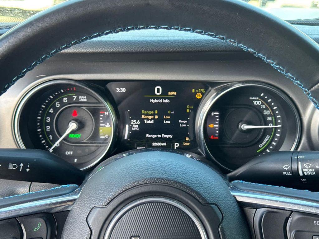 used 2022 Jeep Wrangler Unlimited 4xe car, priced at $33,500