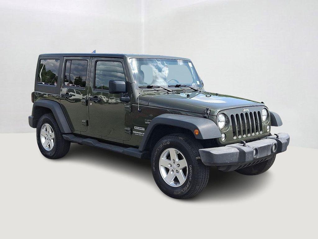 used 2016 Jeep Wrangler Unlimited car, priced at $14,491