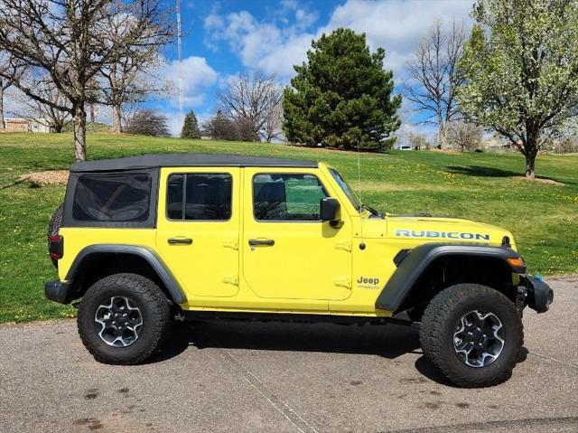 used 2022 Jeep Wrangler Unlimited 4xe car, priced at $35,999