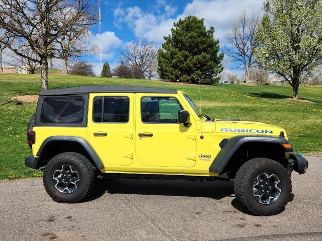 used 2022 Jeep Wrangler Unlimited 4xe car, priced at $31,999