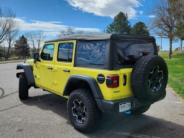 used 2022 Jeep Wrangler Unlimited 4xe car, priced at $35,999