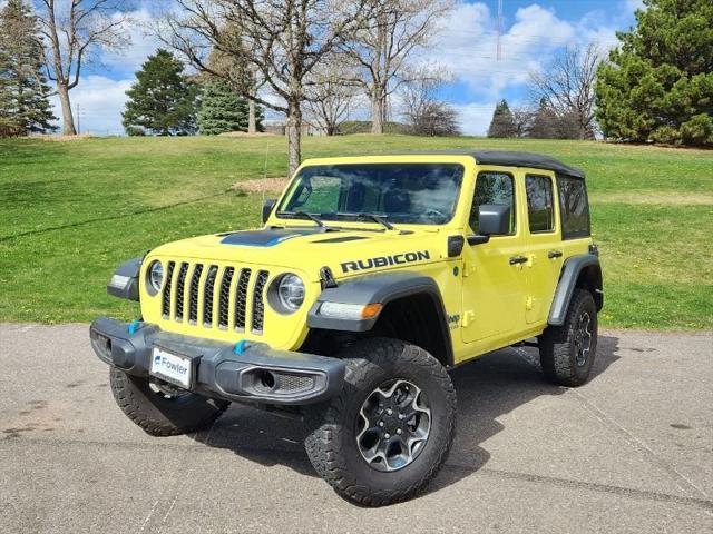 used 2022 Jeep Wrangler Unlimited 4xe car, priced at $35,999