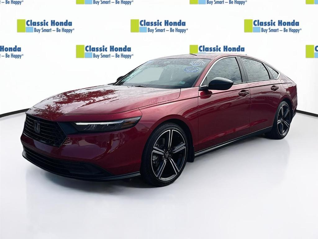 used 2023 Honda Accord Hybrid car, priced at $27,295