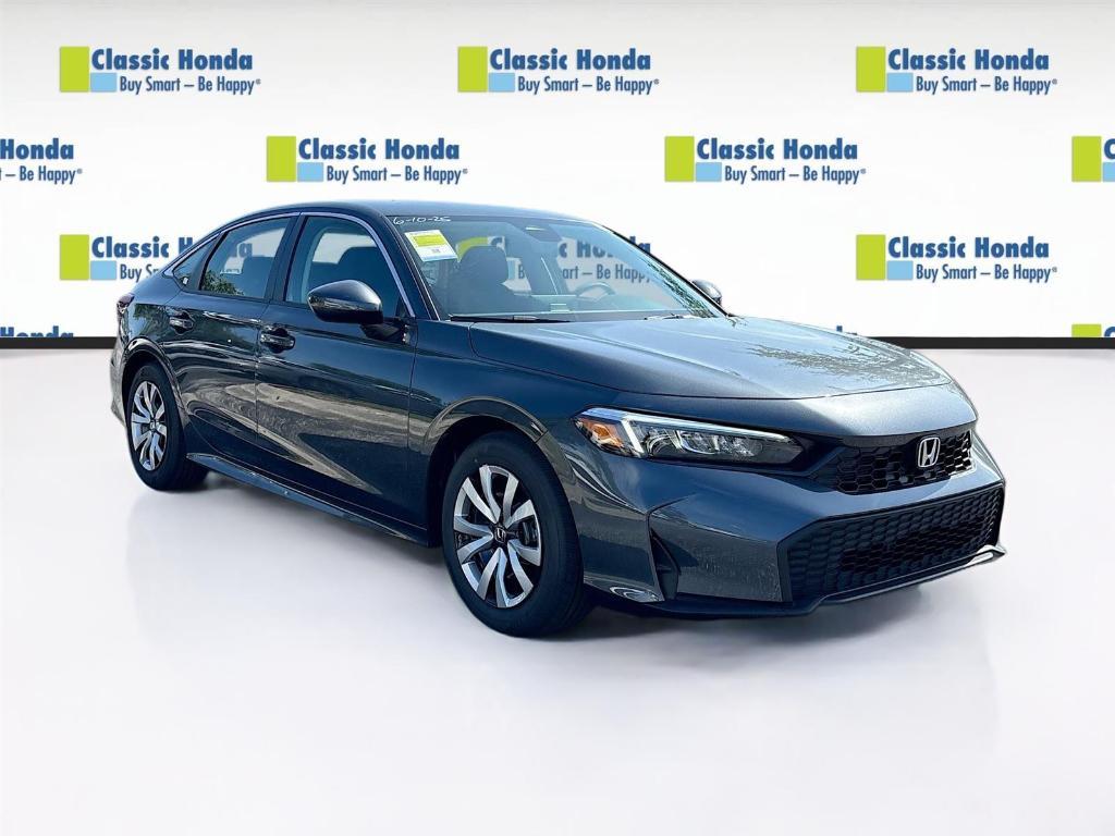 new 2025 Honda Civic car, priced at $25,400