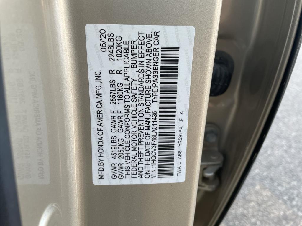 used 2020 Honda Accord Hybrid car, priced at $22,995