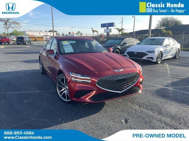 used 2023 Genesis G70 car, priced at $24,995