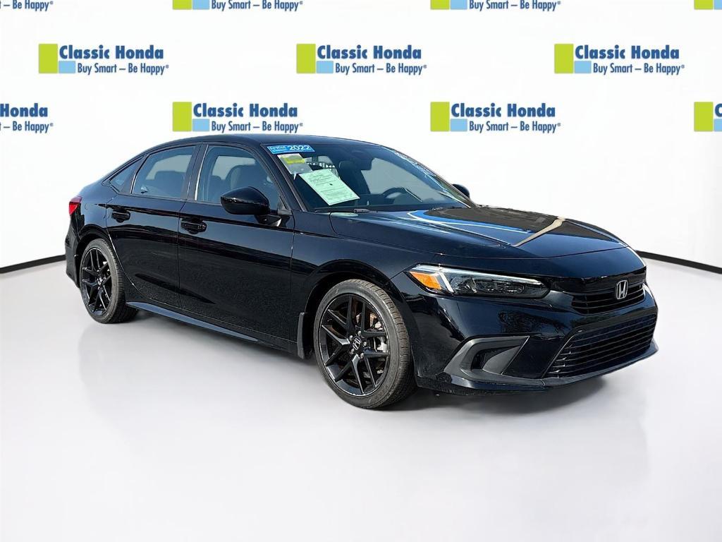 used 2022 Honda Civic car, priced at $22,995