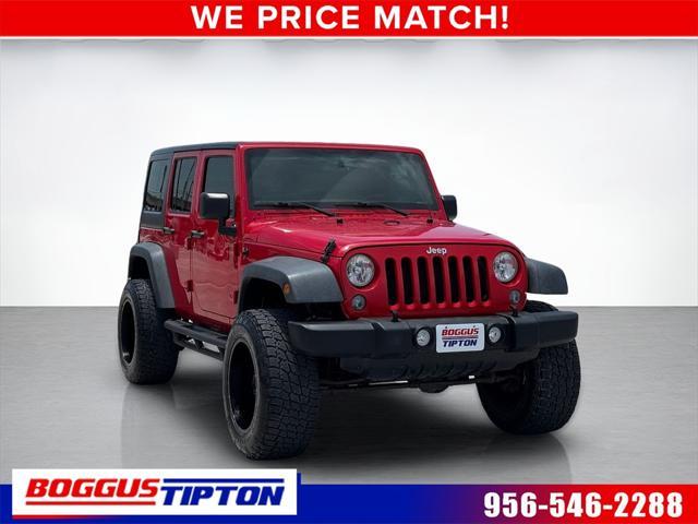used 2017 Jeep Wrangler Unlimited car, priced at $18,851