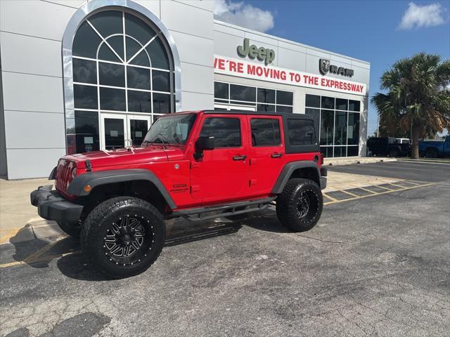 used 2017 Jeep Wrangler Unlimited car, priced at $18,851