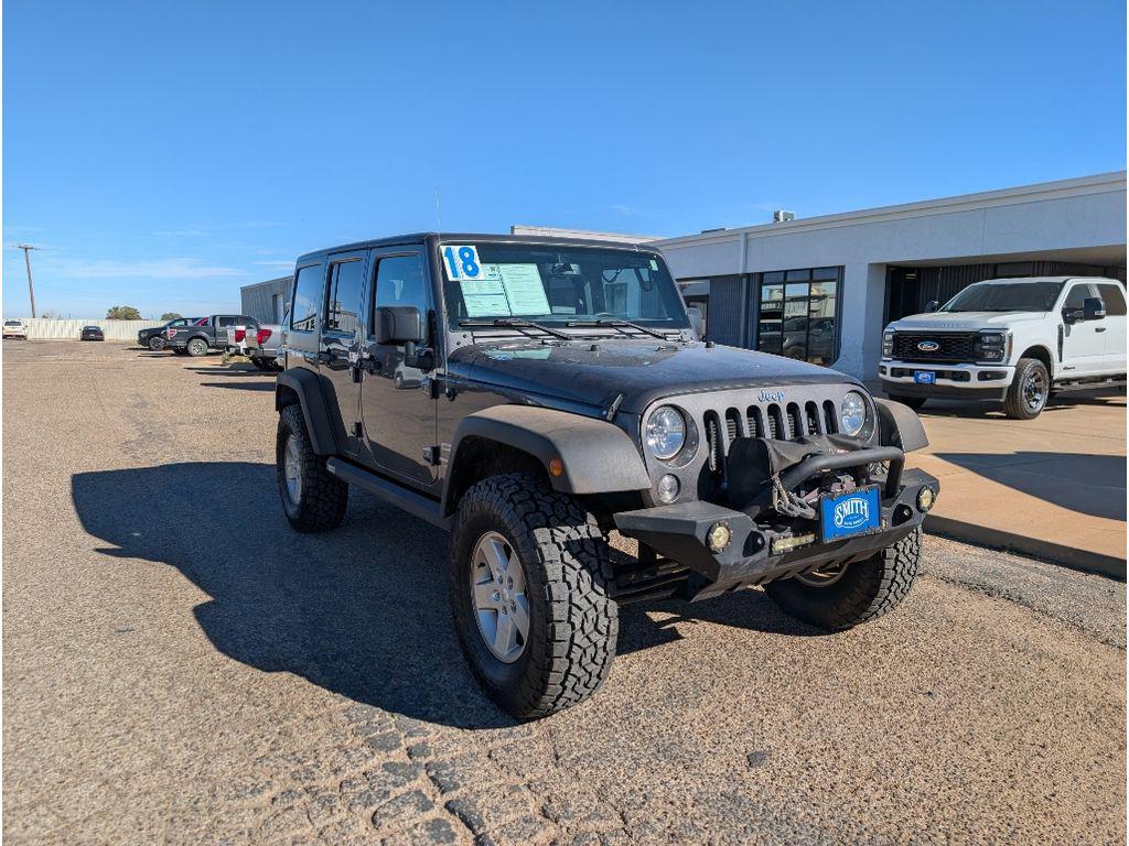 used 2018 Jeep Wrangler JK Unlimited car, priced at $23,750