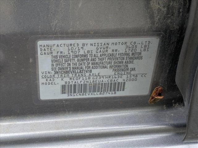 used 2020 Nissan Versa car, priced at $9,595