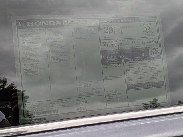 new 2026 Honda CR-V car, priced at $33,815