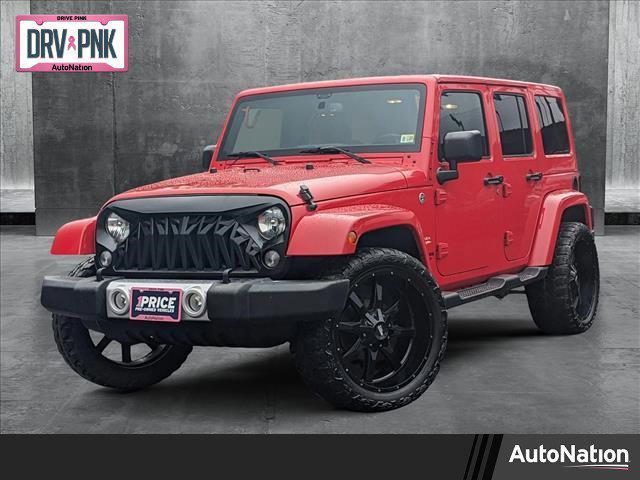 used 2015 Jeep Wrangler Unlimited car, priced at $18,495