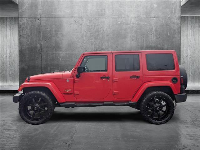 used 2015 Jeep Wrangler Unlimited car, priced at $18,495