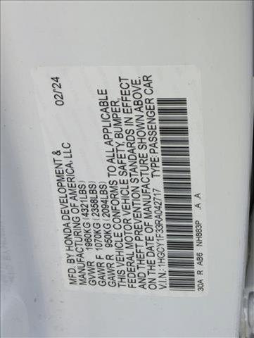 used 2024 Honda Accord car, priced at $25,991