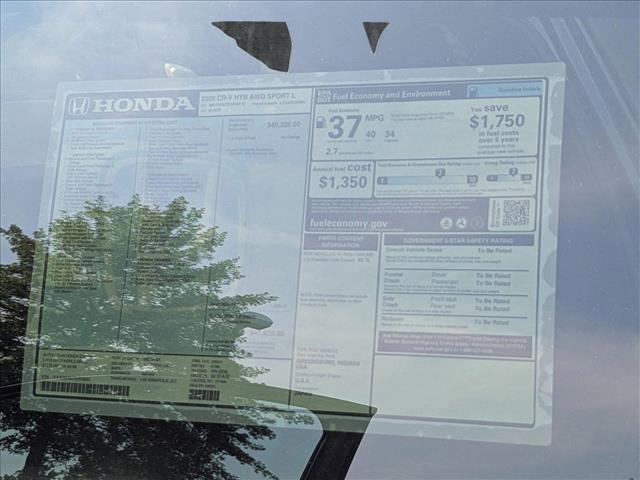 new 2026 Honda CR-V Hybrid car, priced at $41,620