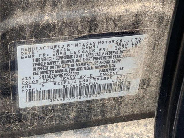 used 2016 Nissan Sentra car, priced at $8,500