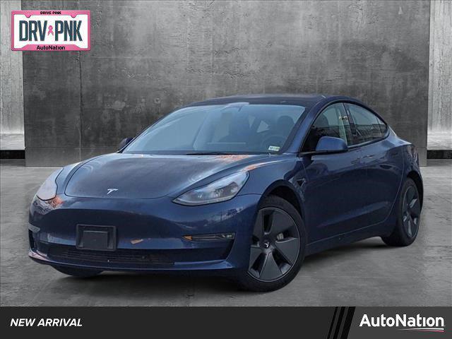 used 2022 Tesla Model 3 car, priced at $27,600