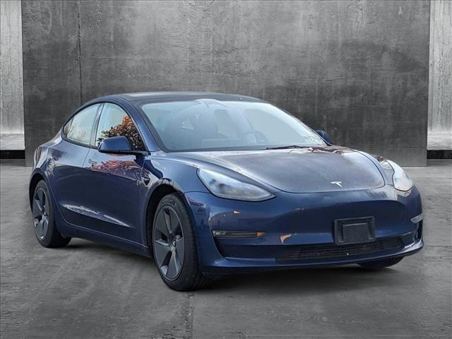 used 2022 Tesla Model 3 car, priced at $27,600