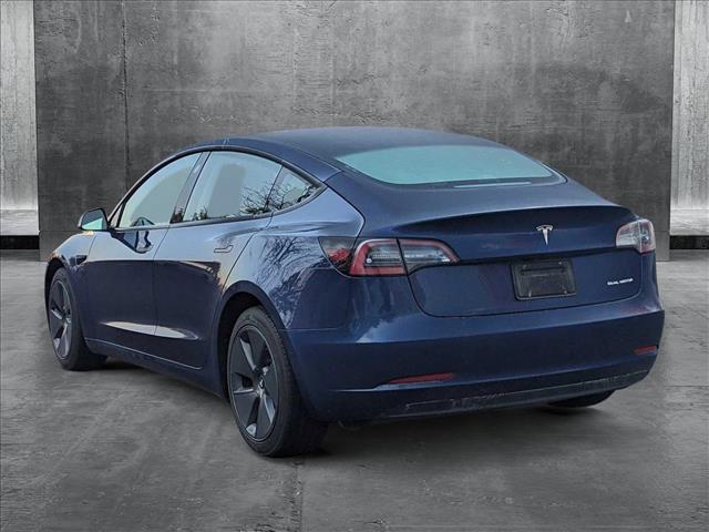 used 2022 Tesla Model 3 car, priced at $27,600