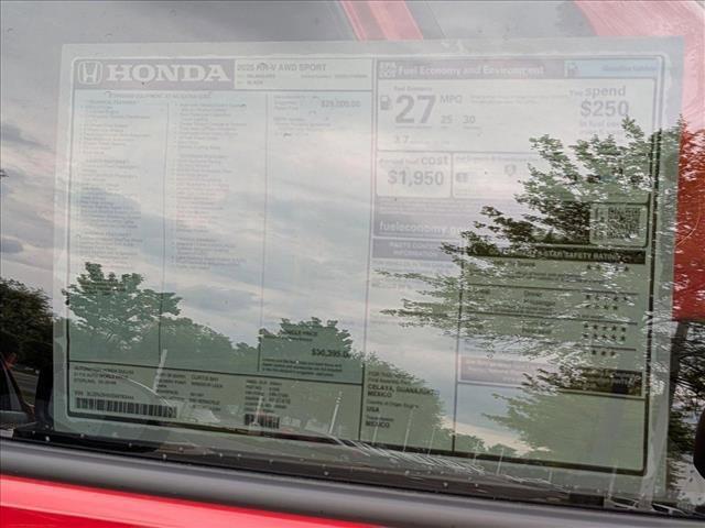 new 2025 Honda HR-V car, priced at $30,395