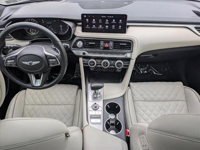 used 2022 Genesis G70 car, priced at $27,500