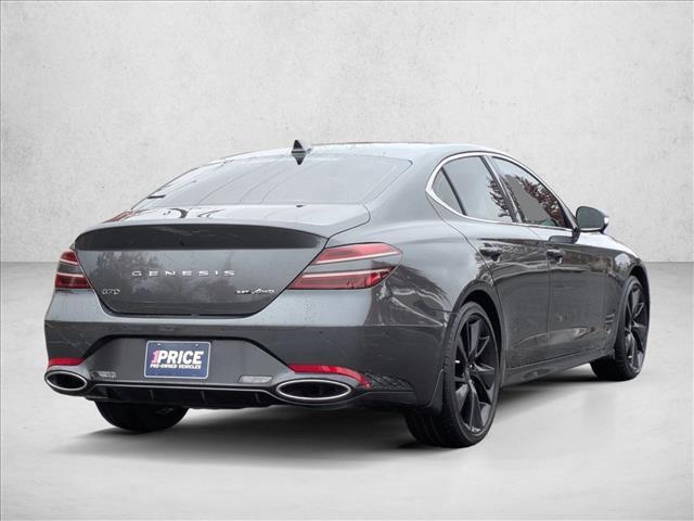 used 2022 Genesis G70 car, priced at $27,500