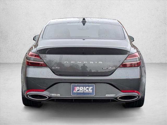 used 2022 Genesis G70 car, priced at $27,500
