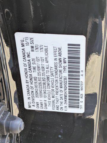 used 2016 Honda CR-V car, priced at $16,500