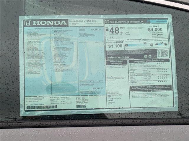 new 2025 Honda Accord Hybrid car, priced at $35,545