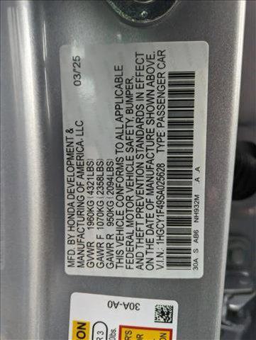 new 2025 Honda Accord car, priced at $31,710