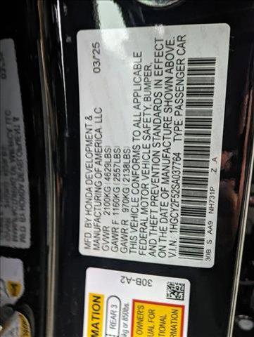 new 2025 Honda Accord Hybrid car, priced at $35,260