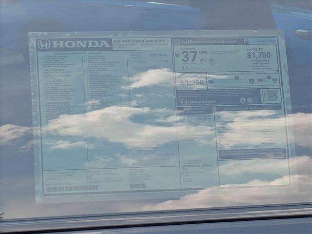 new 2026 Honda CR-V Hybrid car, priced at $38,525