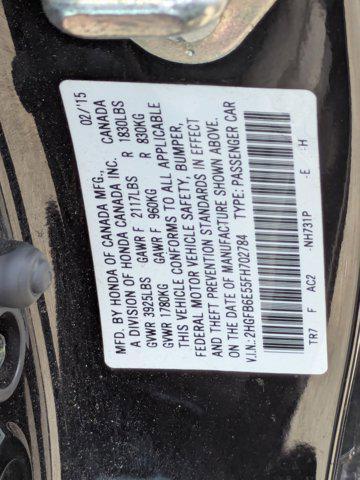 used 2015 Honda Civic car, priced at $17,995