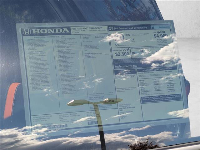 new 2026 Honda Passport car, priced at $50,200