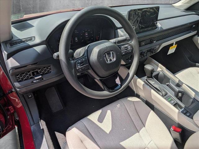 new 2025 Honda Accord car, priced at $32,165