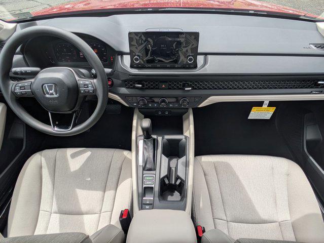 new 2025 Honda Accord car, priced at $30,705