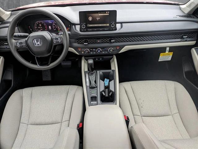 new 2025 Honda Accord car, priced at $30,705