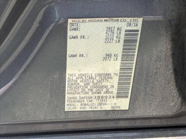 used 2016 Nissan Altima car, priced at $11,690