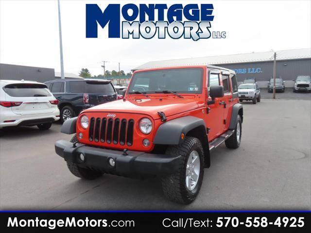 used 2015 Jeep Wrangler Unlimited car, priced at $13,995