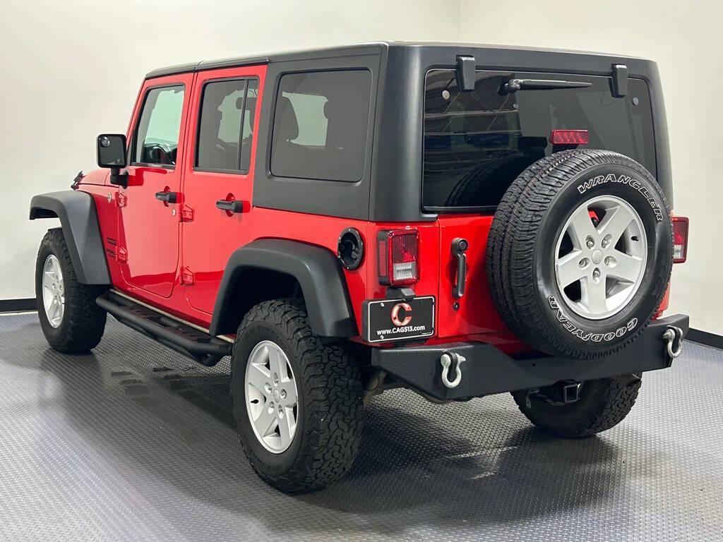 used 2017 Jeep Wrangler Unlimited car, priced at $17,999