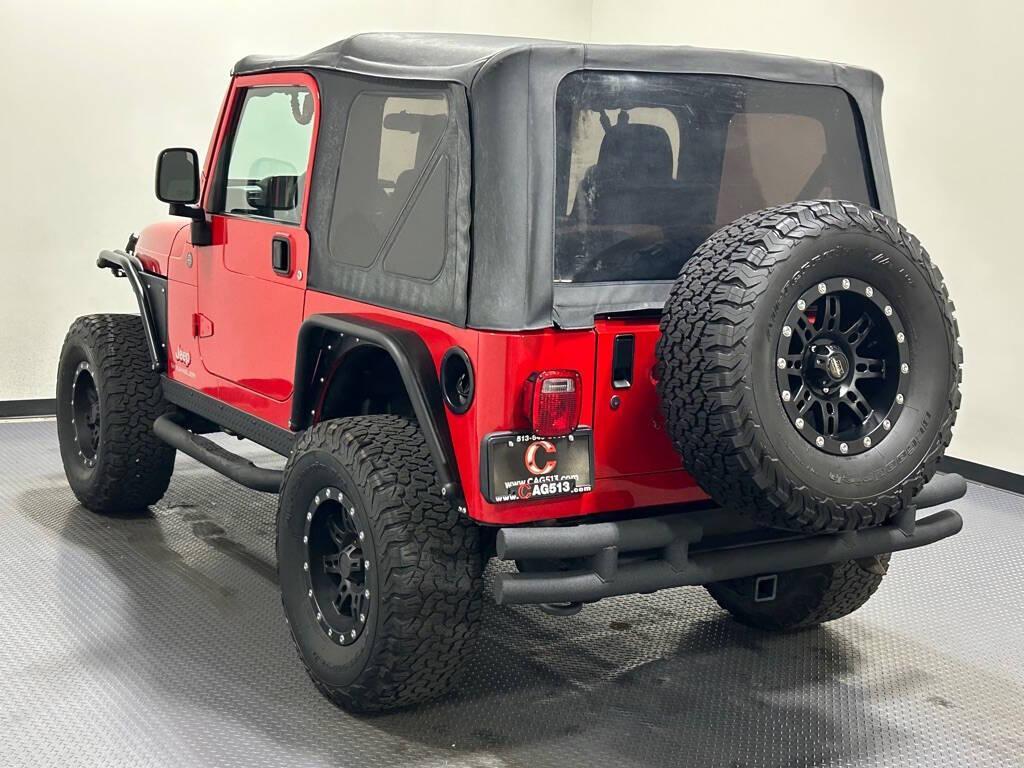 used 2004 Jeep Wrangler car, priced at $10,999