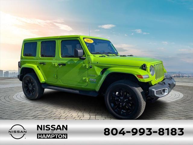 used 2021 Jeep Wrangler Unlimited 4xe car, priced at $31,477