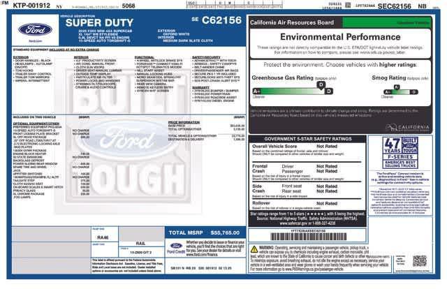 new 2025 Ford F-250 car, priced at $53,061