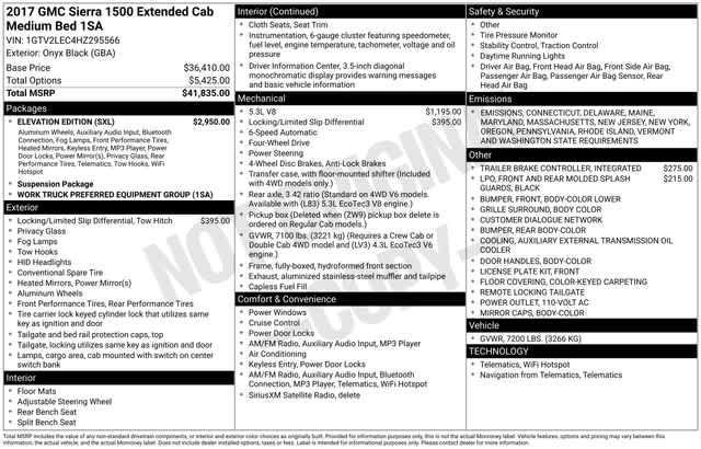 used 2017 GMC Sierra 1500 car, priced at $18,974