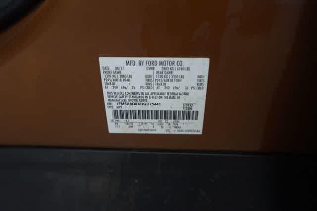 used 2017 Ford Explorer car, priced at $13,235