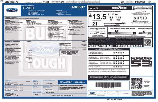 used 2020 Ford F-150 car, priced at $26,594